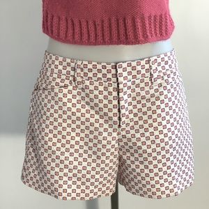 Club Monaco pattern dress shorts - Size 6